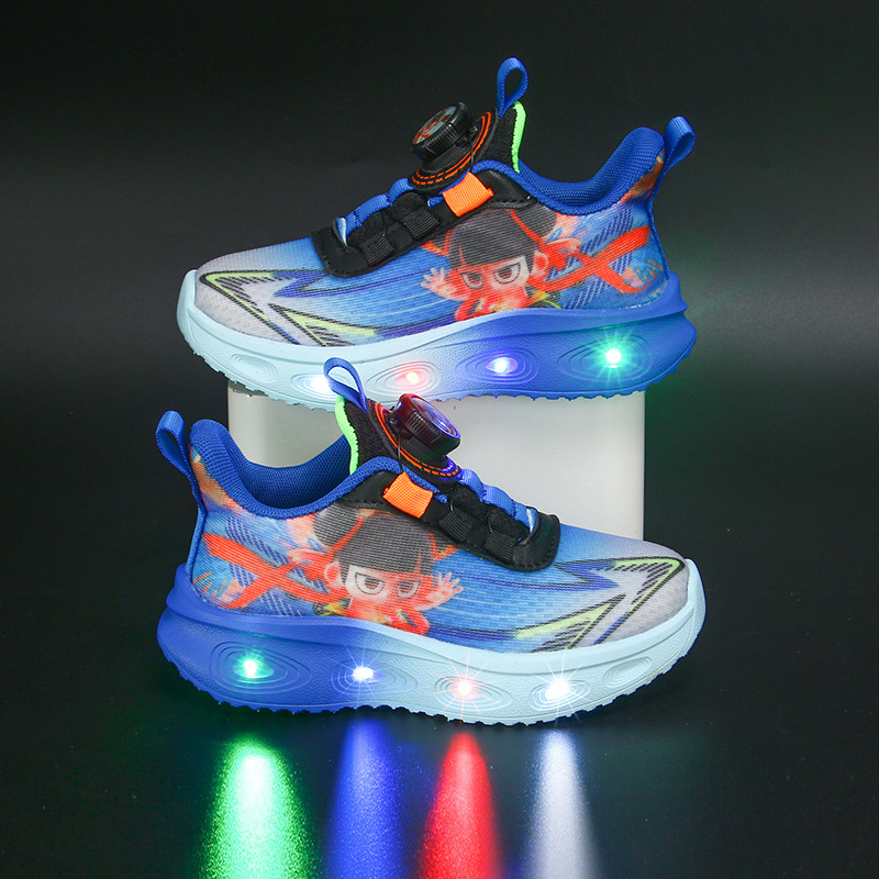 Children's Sports 2025 New Rotating Button Mesh Sports Shoes for Boys, Elementary and Middle School Students, Boys' Running Shoes Children's Sports 2025 New Rotating Button Mesh Sports Shoes for Boys, Elementary and Middle School Students, Boys' Running Shoes