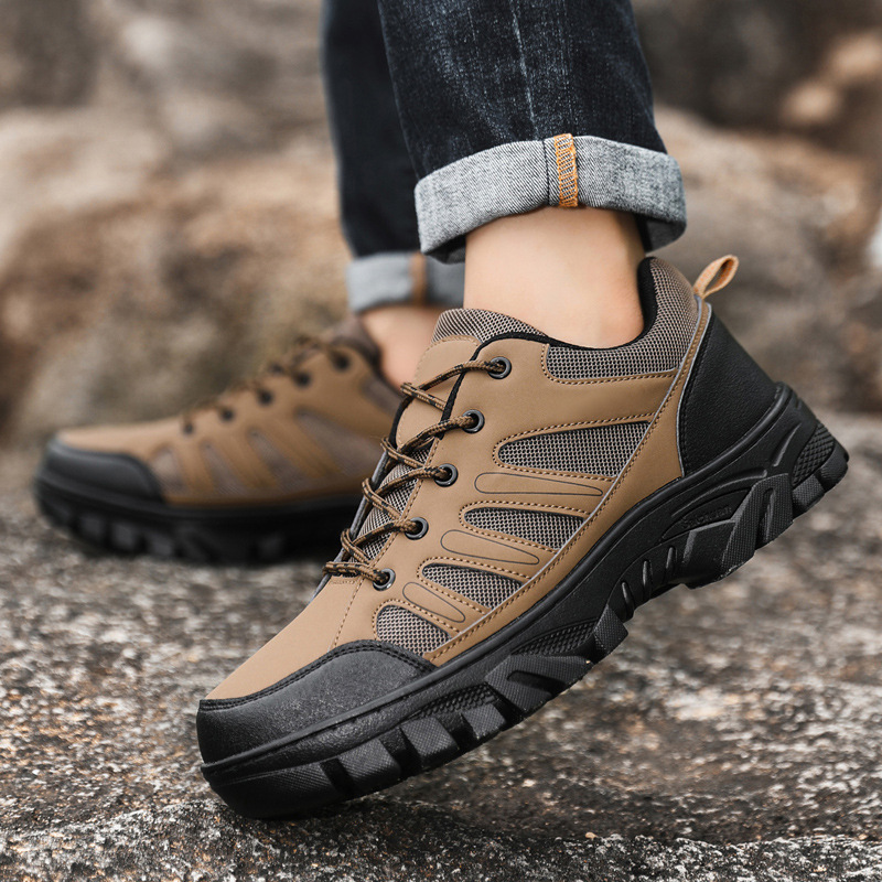 2025 New Trendy Men's Outdoor Sports Mountaineering Shoes Fashion Casual Sports Shoes Large Size Versatile Comfortable Men's Shoes