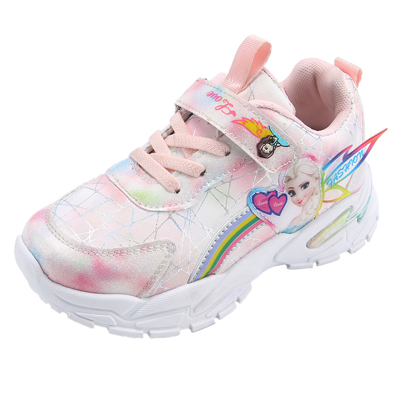 Girls' shoes for spring and autumn, versatile soft soled waterproof leather surface, girls' sports shoes, girls' elementary school princess shoes Girls' shoes for spring and autumn, versatile soft soled waterproof leather surface, girls' sports shoes, girls' elementary school princess shoes
