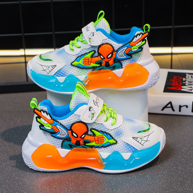 Children's sports shoes for spring and summer 2023, new mesh leather shoes for boys, lightweight running shoes for boys and elementary school students Children's sports shoes for spring and summer 2023, new mesh leather shoes for boys, lightweight running shoes for boys and elementary school students