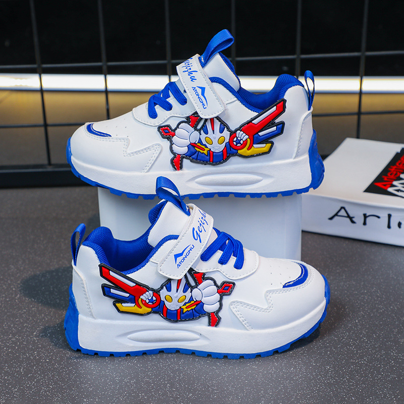 Children's sports shoes for spring and summer 2025, new style for boys' board shoes, breathable mesh surface, running shoes for middle and large children, boys and elementary school students Children's sports shoes for spring and summer 2025, new style for boys' board shoes, breathable mesh surface, running shoes for middle and large children, boys and elementary school students