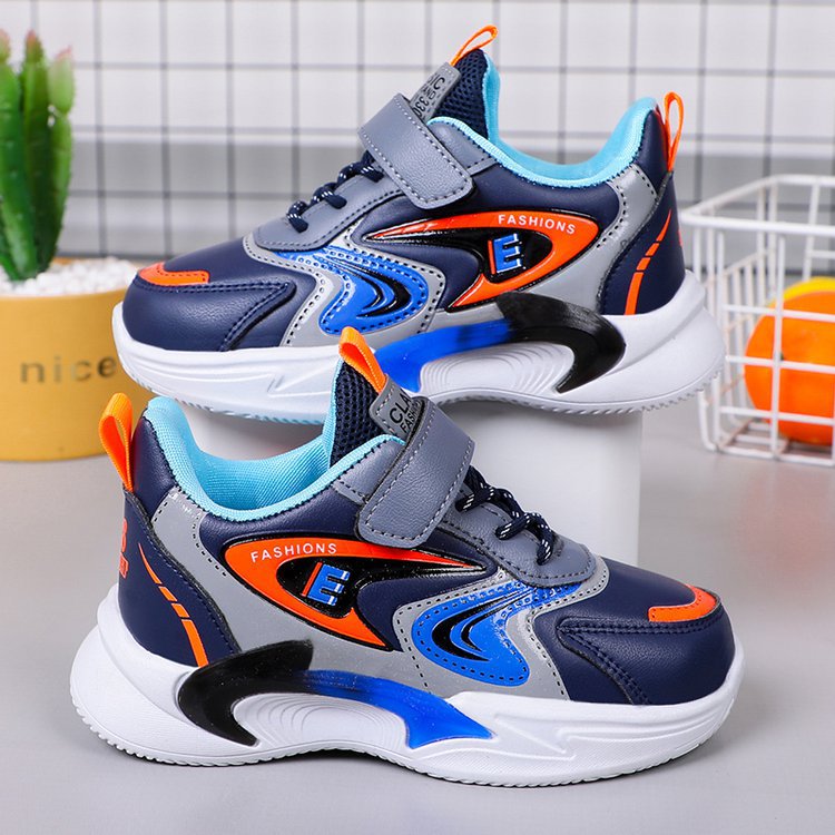 Children's shoes 2023 autumn and winter new item boys' leather sports shoes solid soft sole running shoes small and medium-sized children's shoes Children's shoes 2023 autumn and winter new item boys' leather sports shoes solid soft sole running shoes small and medium-sized children's shoes