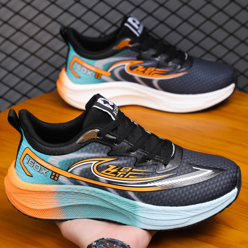 Popular sports shoes, men's travel shoes, fashionable and versatile casual shoes, high elasticity and shock absorption, height increasing running shoes, trendy cross-border women's shoes