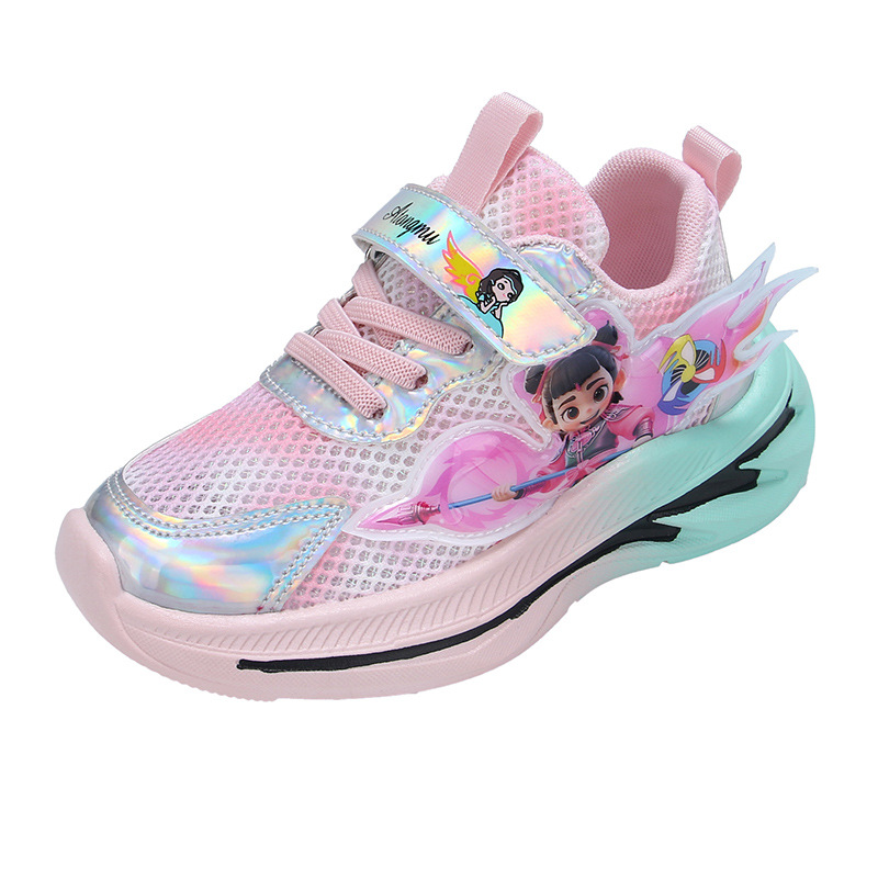 Nezha children's sports shoes 2025 summer new mesh breathable versatile shoes for primary and secondary school children, boys' shoes for elementary school students Nezha children's sports shoes 2025 summer new mesh breathable versatile shoes for primary and secondary school children, boys' shoes for elementary school students