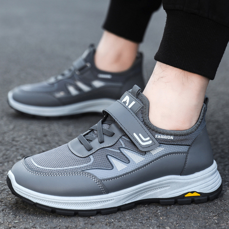 Live streaming new nuclear magnetic vibration walking shoes, unisex casual sports shoes, mesh breathable running shoes, fitness walking shoes