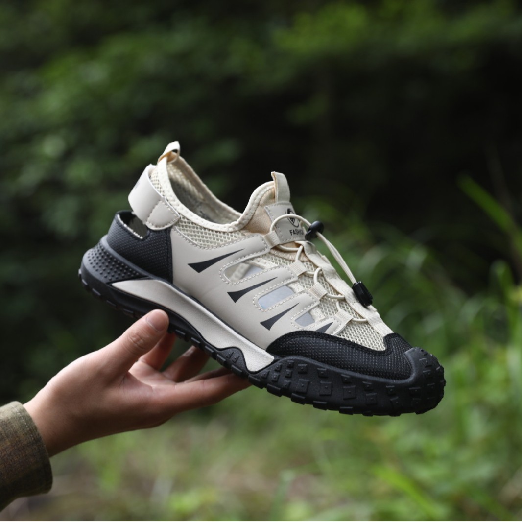 Cave shoes for men, wholesale for foreign trade, outdoor fashion, breathable and casual shoes for teenagers, soft soled and comfortable men's shoes for one foot