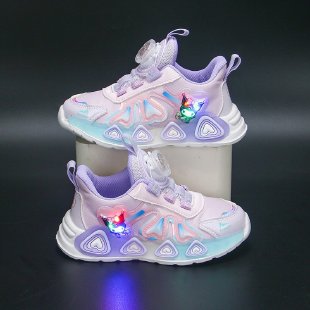 Girls' shoes, rotating buckle sports shoes, 2023 new model, versatile for primary and secondary school students, suitable for girls' running shoes Girls' shoes, rotating buckle sports shoes, 2023 new model, versatile for primary and secondary school students, suitable for girls' running shoes