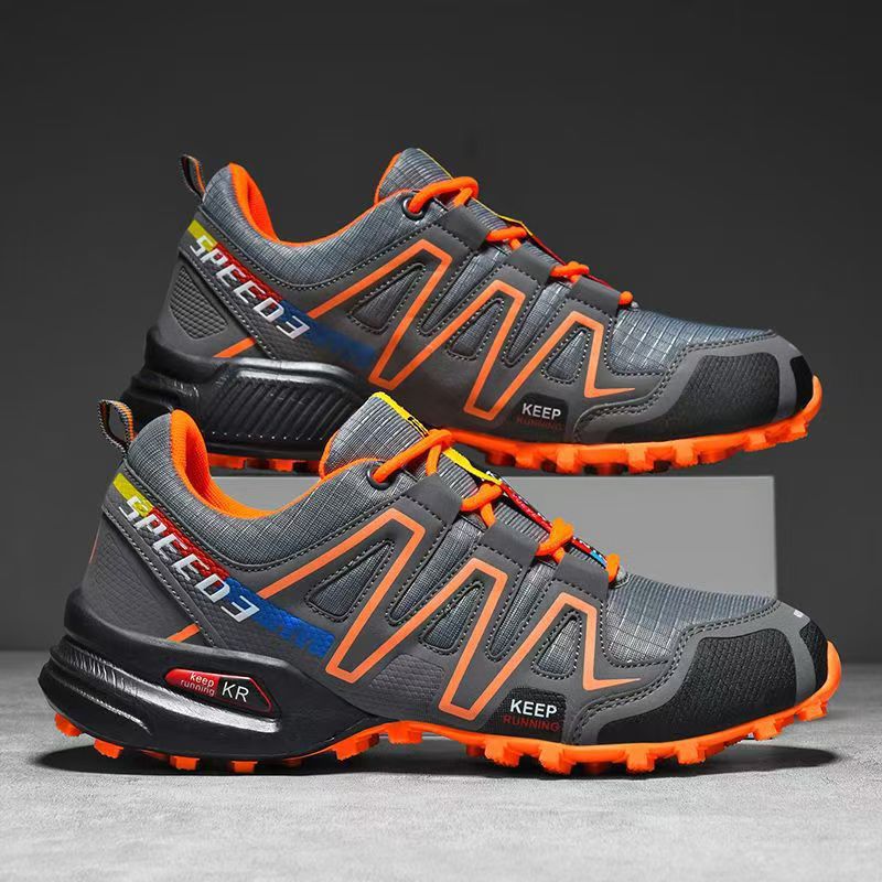 New Men's Shoes Trendy Outdoor Off road Running Shoes Personalized Fashion Casual Shoes Cross border Extra Large Men's Mountaineering Shoes Sports Shoes