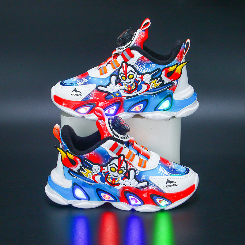 Bright Children's Sports Shoes 2024 New Leather Single Shoes with Velvet Warmth for Boys, Middle and Small Children's Baby Shoes Bright Children's Sports Shoes 2024 New Leather Single Shoes with Velvet Warmth for Boys, Middle and Small Children's Baby Shoes