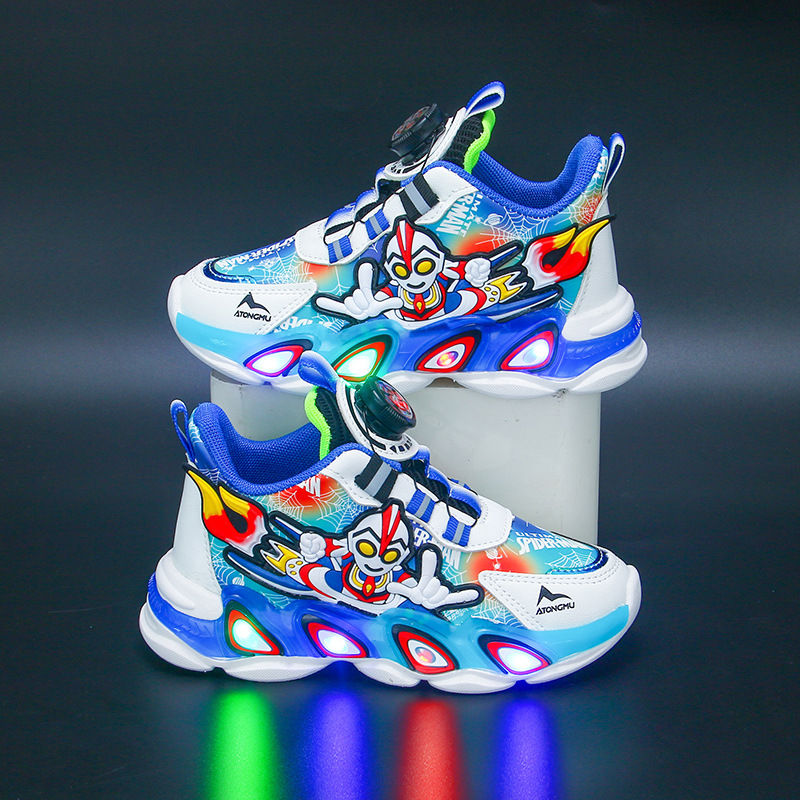 Bright Children's Sports Shoes 2024 New Leather Single Shoes with Velvet Warmth for Boys, Middle and Small Children's Baby Shoes Bright Children's Sports Shoes 2024 New Leather Single Shoes with Velvet Warmth for Boys, Middle and Small Children's Baby Shoes