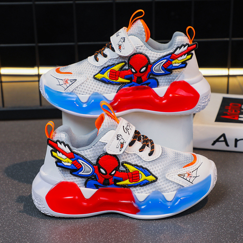 Children's sports shoes for spring and summer 2023, new mesh leather shoes for boys, lightweight running shoes for boys and elementary school students Children's sports shoes for spring and summer 2023, new mesh leather shoes for boys, lightweight running shoes for boys and elementary school students