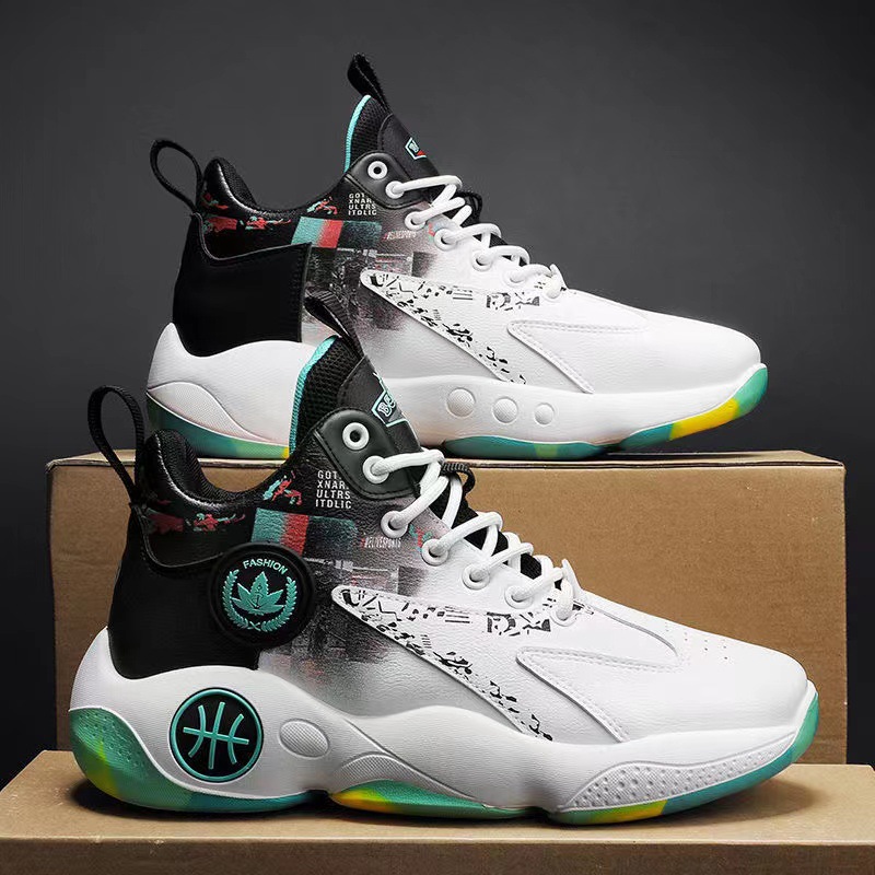 Men's high top men's basketball shoes new autumn and winter sports shoes wholesale men's running teenagers cross-border outdoor
