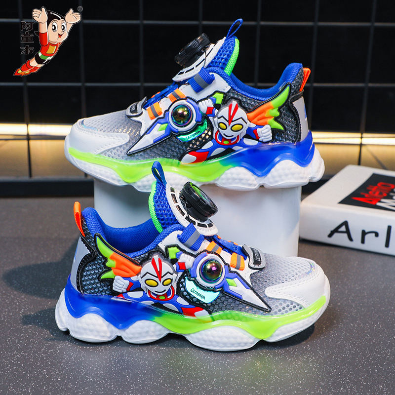 Astro Boy Children's Sports Shoes Spring/Summer 2023 New Mesh Breathable Boys' Shoes Middle and Large Boys' Running Shoes Astro Boy Children's Sports Shoes Spring/Summer 2023 New Mesh Breathable Boys' Shoes Middle and Large Boys' Running Shoes