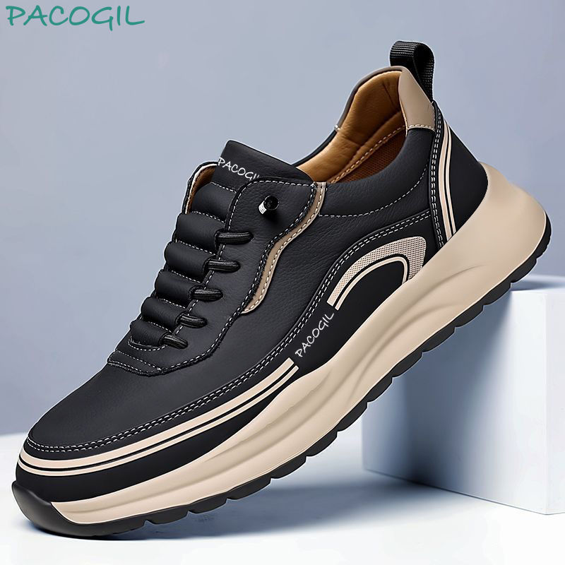 Cross border Spring Men's Shoes Men's Comfortable Breathable Trendy Shoes Versatile Lightweight Soft Bottom Casual Sports Men's Shoes Wholesale