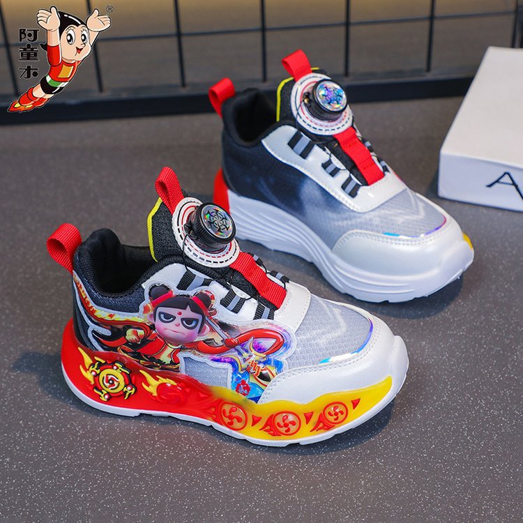 Nezha Children's Shoes 2025 Summer New Mesh Breathable Children's Sports Shoes, Versatile Soft Bottom Boys' Shoes for Small and Medium sized Children Nezha Children's Shoes 2025 Summer New Mesh Breathable Children's Sports Shoes, Versatile Soft Bottom Boys' Shoes for Small and Medium sized Children