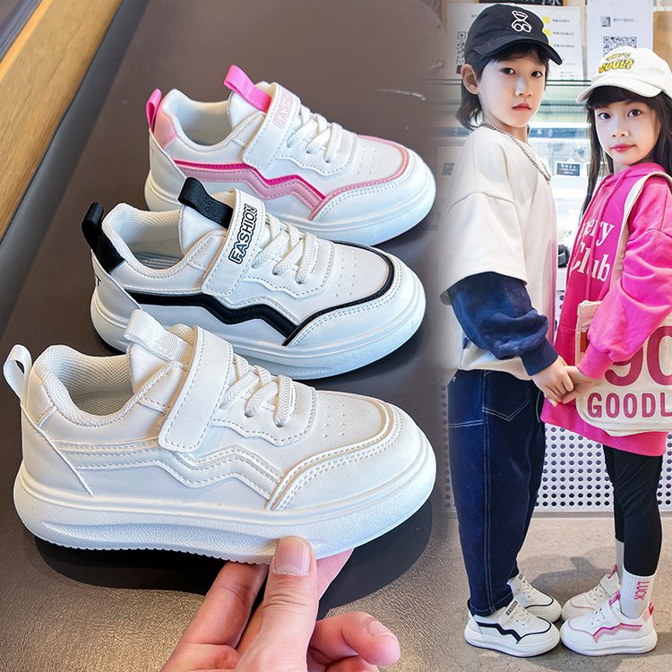 Children's shoes, white shoes, spring and autumn new styles, girls' shoes, versatile styles, girls' baby sports shoes for elementary school students