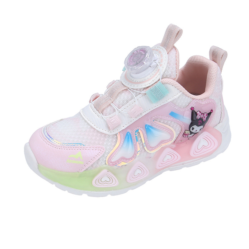 Girls' shoes, rotating buckle sports shoes, 2023 new model, versatile for primary and secondary school students, suitable for girls' running shoes Girls' shoes, rotating buckle sports shoes, 2023 new model, versatile for primary and secondary school students, suitable for girls' running shoes