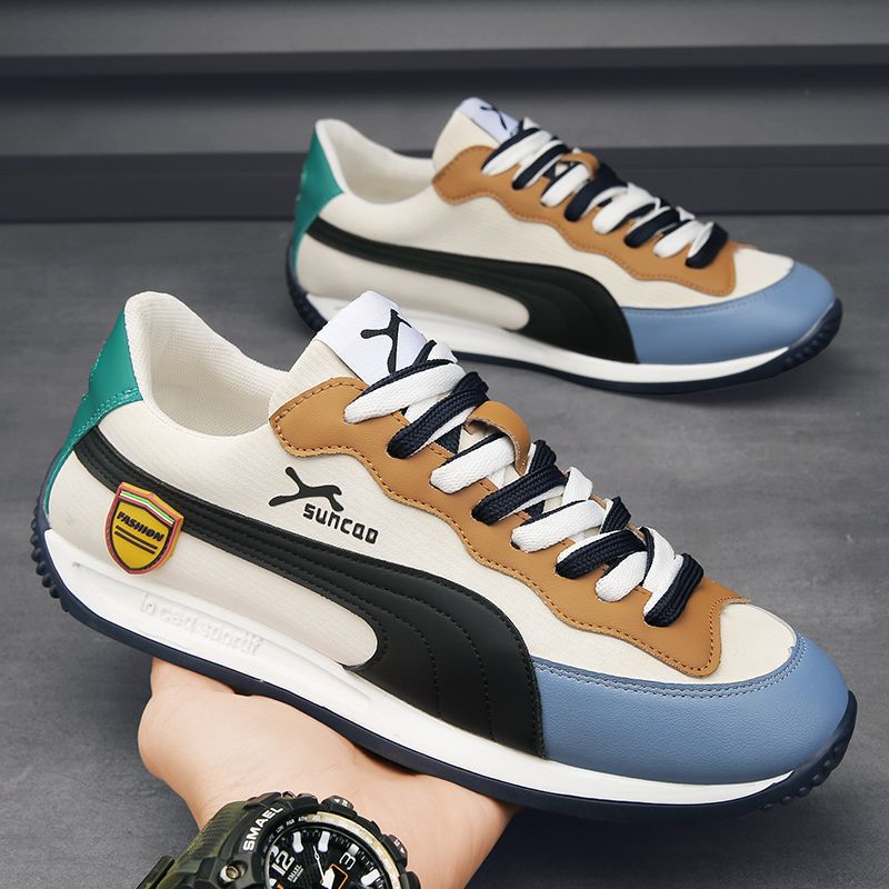 Foreign Trade 2025 Spring New Four Seasons Men's Sports and Leisure Versatile Trend Agan Board Shoes Soft soled Running Shoes for Men