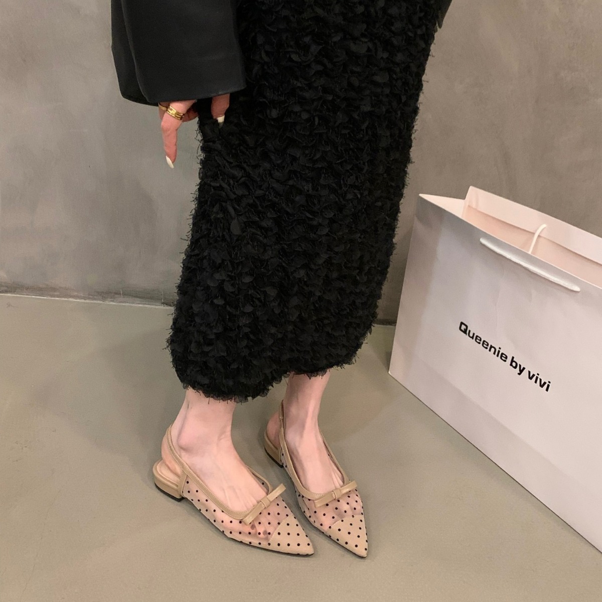 French low heel bow toe sandals with fairy shoes 2024 new summer mesh breathable flat sole single shoes French low heel bow toe sandals with fairy shoes 2024 new summer mesh breathable flat sole single shoes