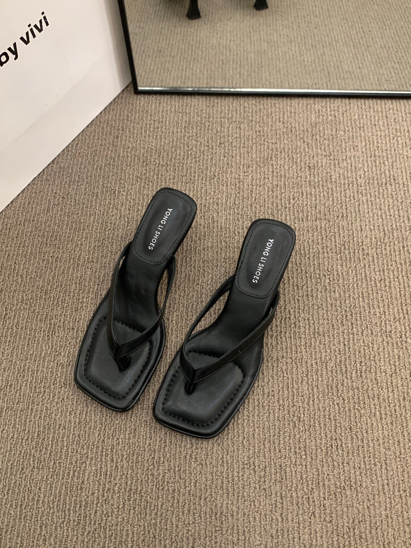 French sandals, flip flops, fairy shoes for summer wear, 2024 new minimalist toe high-heeled sandals French sandals, flip flops, fairy shoes for summer wear, 2024 new minimalist toe high-heeled sandals