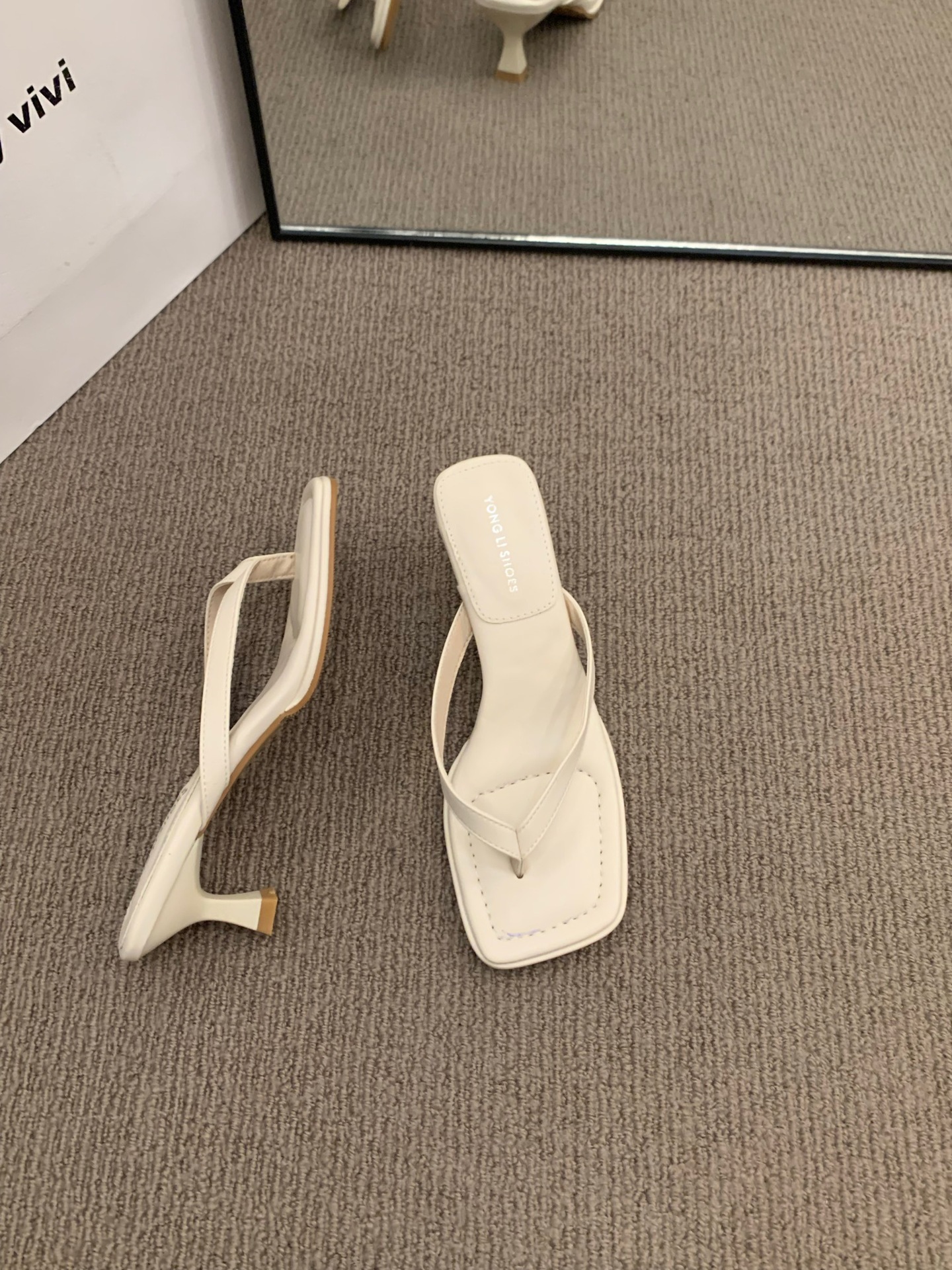 French sandals, flip flops, fairy shoes for summer wear, 2024 new minimalist toe high-heeled sandals French sandals, flip flops, fairy shoes for summer wear, 2024 new minimalist toe high-heeled sandals