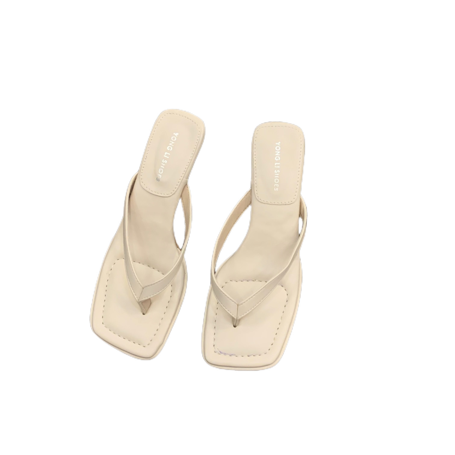 French sandals, flip flops, fairy shoes for summer wear, 2024 new minimalist toe high-heeled sandals French sandals, flip flops, fairy shoes for summer wear, 2024 new minimalist toe high-heeled sandals