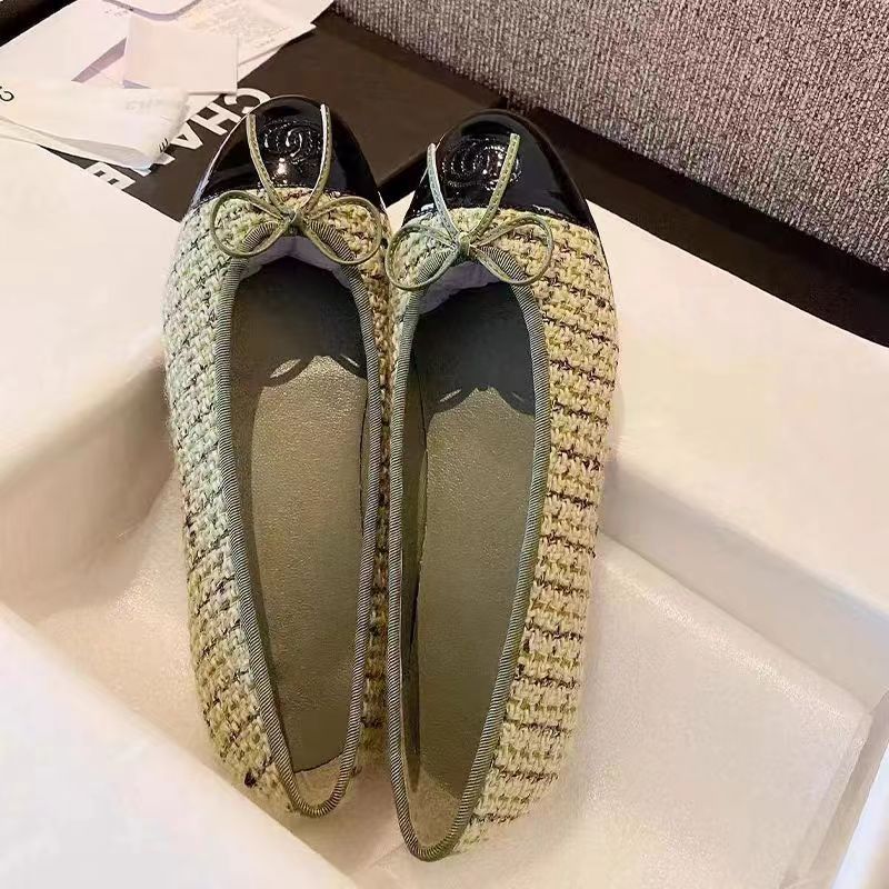 Small Fragrant Round Head Shallow Mouth Flat Flat Single Shoes for Women 2025 New Fairy Style Genuine Leather Bow Color blocked Ballet Shoes Small Fragrant Round Head Shallow Mouth Flat Flat Single Shoes for Women 2025 New Fairy Style Genuine Leather Bow Color blocked Ballet Shoes