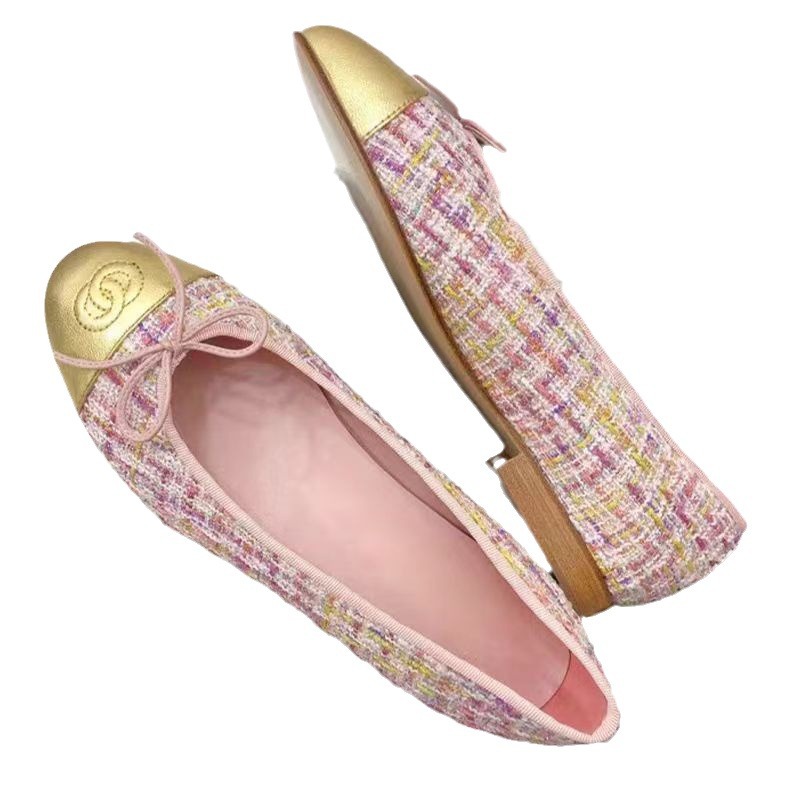 Small Fragrant Round Head Shallow Mouth Flat Flat Single Shoes for Women 2025 New Fairy Style Genuine Leather Bow Color blocked Ballet Shoes Small Fragrant Round Head Shallow Mouth Flat Flat Single Shoes for Women 2025 New Fairy Style Genuine Leather Bow Color blocked Ballet Shoes