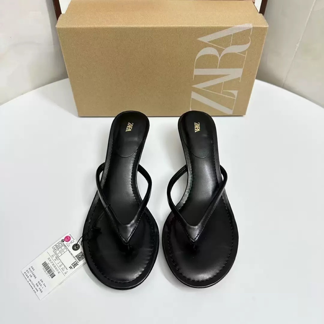 ZA2025 summer new high-heeled French style herringbone women's shoes for outerwear 2025 summer new style ZA2025 summer new high-heeled French style herringbone women's shoes for outerwear 2025 summer new style