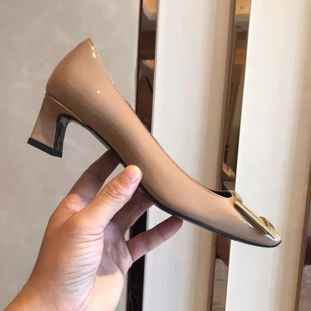 RENYOUVIWIOR square buckle single shoes, thick heel, middle heel, flat bottomed square toe, shallow mouth women's shoes, wedding shoes, commuting high heels RENYOUVIWIOR square buckle single shoes, thick heel, middle heel, flat bottomed square toe, shallow mouth women's shoes, wedding shoes, commuting high heels