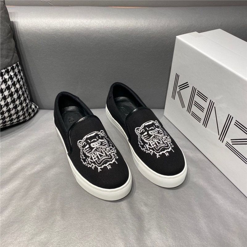 2025 New Tiger Head Embroidered Genuine Leather Le Fu Shoe Board Casual Men's Shoes Summer Breathable Pedal Versatile Lazy Step 2025 New Tiger Head Embroidered Genuine Leather Le Fu Shoe Board Casual Men's Shoes Summer Breathable Pedal Versatile Lazy Step