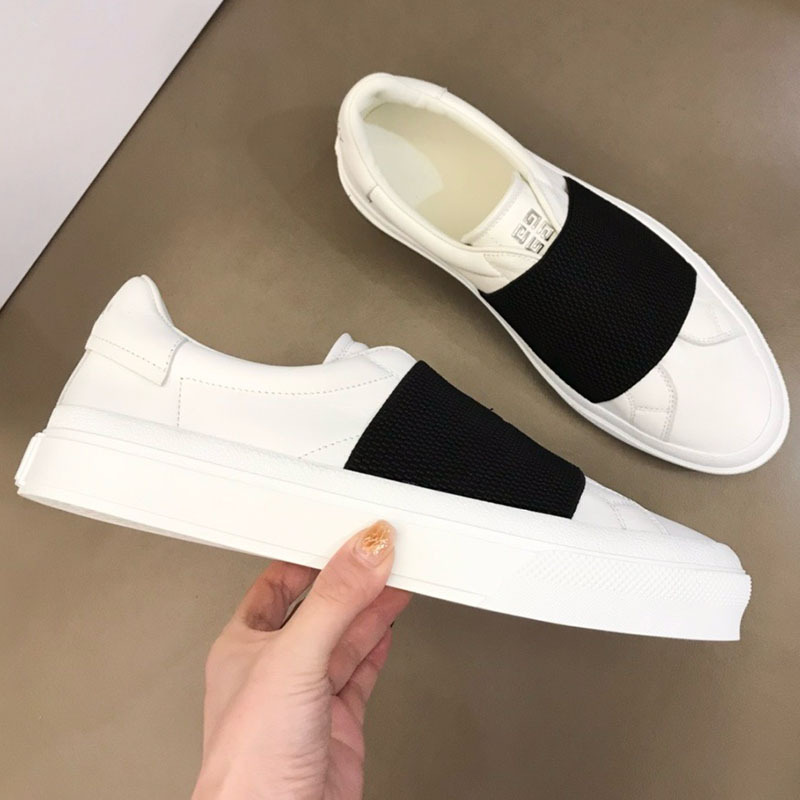 European Station 2025 Spring New Men's Shoes Genuine Leather One Step Casual White Shoes Fashionable and Versatile Lazy Shoes Breathable