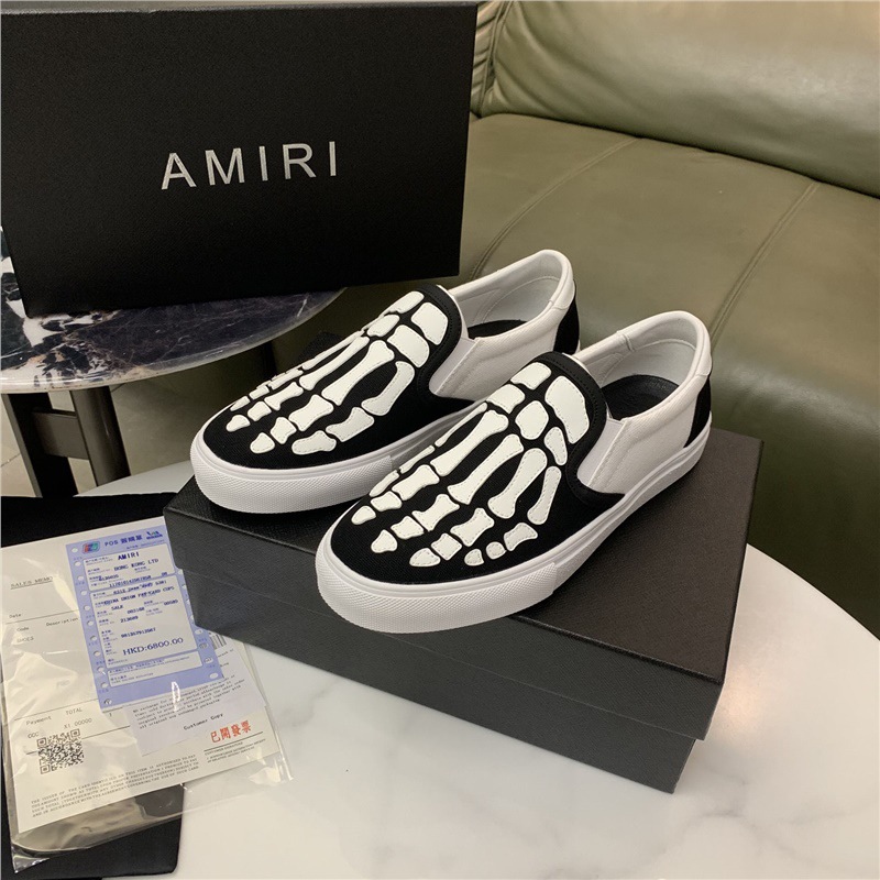 Amir2025 new men's trendy round toe casual SS trendy men's niche bone shoes board shoes high street black and white Amir2025 new men's trendy round toe casual SS trendy men's niche bone shoes board shoes high street black and white