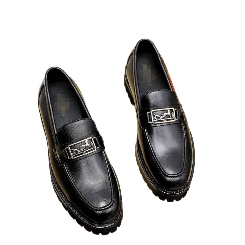 British men's shoes, casual cowhide men's loafers, new leather trend, business dress, fashionable foot shoes, leather shoes British men's shoes, casual cowhide men's loafers, new leather trend, business dress, fashionable foot shoes, leather shoes