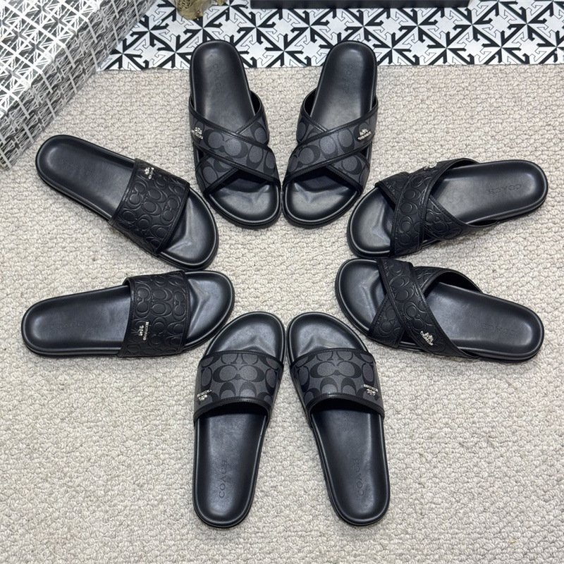 High quality men's non slip sandals for summer 2025, new trend for men's business, cross-border foreign trade, straight drag beach shoes