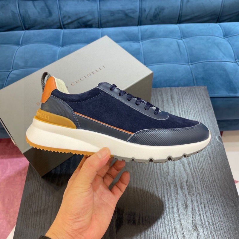 BC new Brunello frosted cowhide suede sports shoes Le Fu shoes men's casual leather shoes luxury trend BC new Brunello frosted cowhide suede sports shoes Le Fu shoes men's casual leather shoes luxury trend