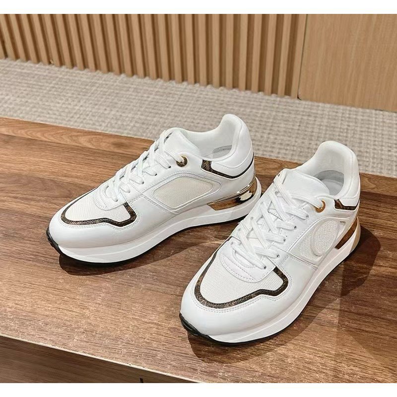 New women's breathable mesh casual sports shoes with lace up thick sole, versatile dad shoes, color blocked women's shoes New women's breathable mesh casual sports shoes with lace up thick sole, versatile dad shoes, color blocked women's shoes