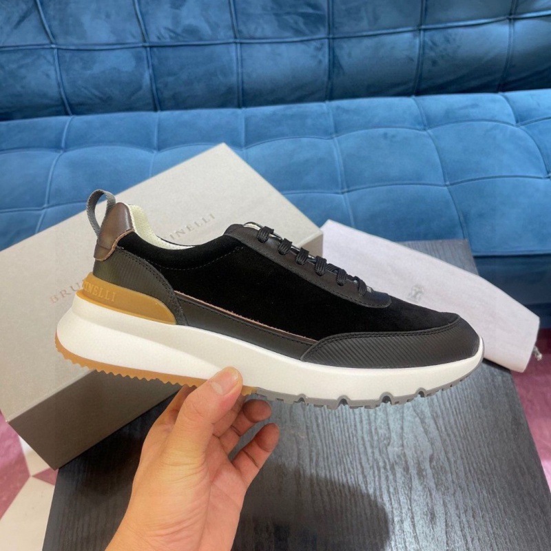 BC new Brunello frosted cowhide suede sports shoes Le Fu shoes men's casual leather shoes luxury trend BC new Brunello frosted cowhide suede sports shoes Le Fu shoes men's casual leather shoes luxury trend