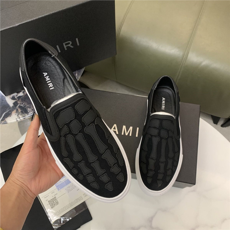 Amir2025 new men's trendy round toe casual SS trendy men's niche bone shoes board shoes high street black and white Amir2025 new men's trendy round toe casual SS trendy men's niche bone shoes board shoes high street black and white