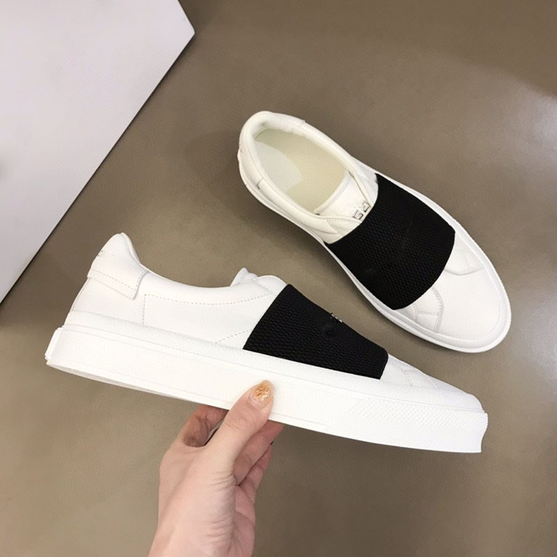 European Station Men's Shoes Spring New Leather One Step Shoes Ji Fan Xi White Shoes Korean Edition Versatile Breathable Casual Board Shoes