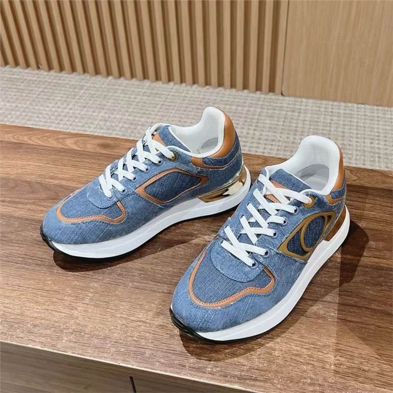 New women's breathable mesh casual sports shoes with lace up thick sole, versatile dad shoes, color blocked women's shoes New women's breathable mesh casual sports shoes with lace up thick sole, versatile dad shoes, color blocked women's shoes