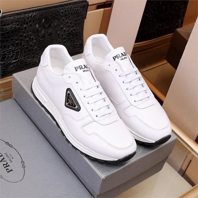 European P's new trendy men's patchwork casual shoes men's shoes sports shoes fashionable and versatile breathable leather running