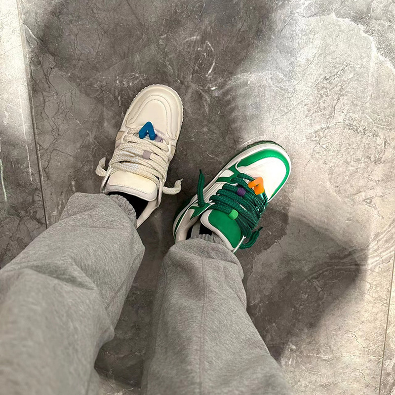 European Station Orange Little Fatty Ding Little White Shoes Bread Shoes Dad Shoes Men and Women Same Style Couple Shoes Thick soled Board Shoes European Station Orange Little Fatty Ding Little White Shoes Bread Shoes Dad Shoes Men and Women Same Style Couple Shoes Thick soled Board Shoes