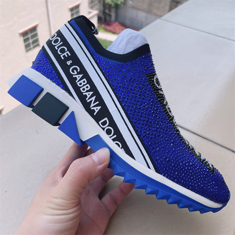 Popular Hong Kong DG2025 trendy brand lightweight and breathable fly woven casual women's shoes with elastic sleeves for running and couples' shoes Popular Hong Kong DG2025 trendy brand lightweight and breathable fly woven casual women's shoes with elastic sleeves for running and couples' shoes