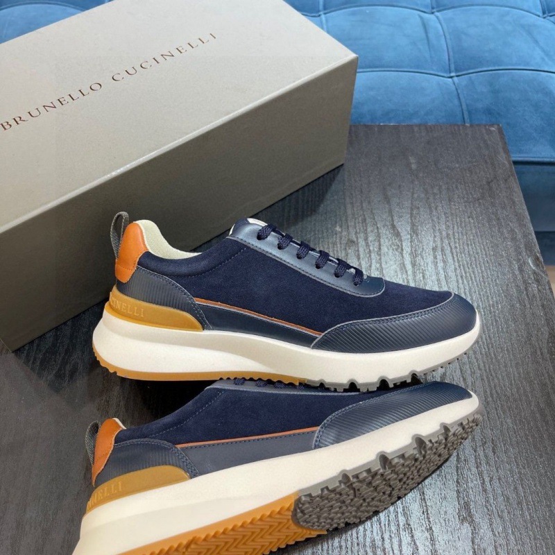 BC new Brunello frosted cowhide suede sports shoes Le Fu shoes men's casual leather shoes luxury trend BC new Brunello frosted cowhide suede sports shoes Le Fu shoes men's casual leather shoes luxury trend