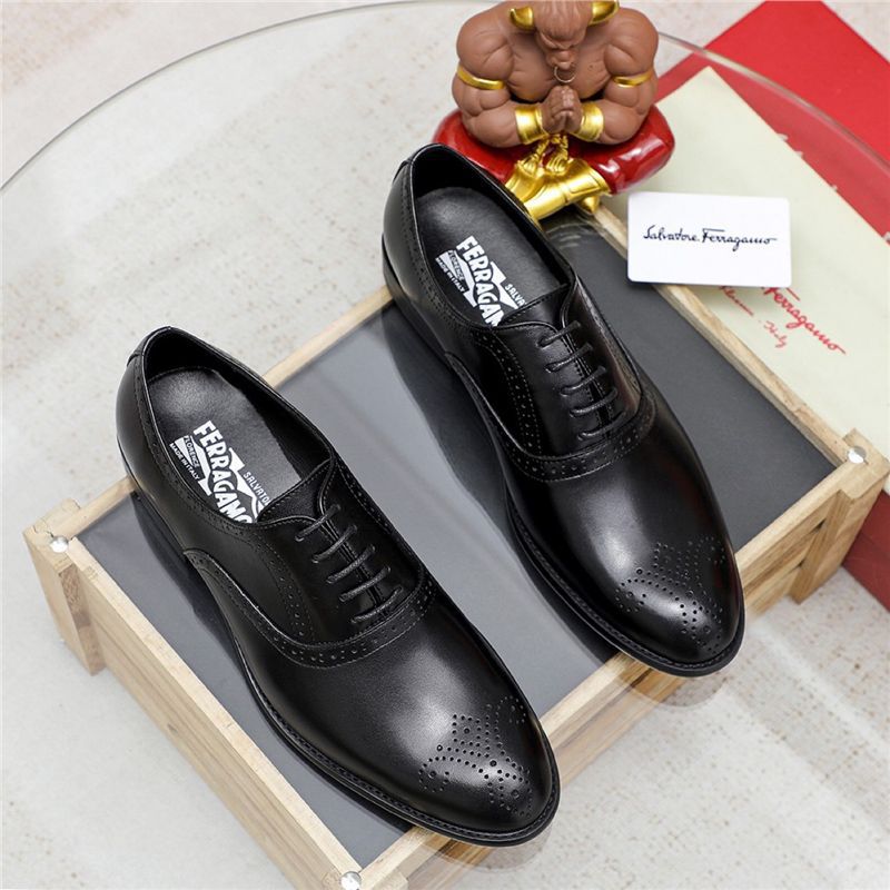 Three joint leather shoes men's cowhide thick soled business casual leather shoes British style derby shoes wedding shoes men's shoes Three joint leather shoes men's cowhide thick soled business casual leather shoes British style derby shoes wedding shoes men's shoes