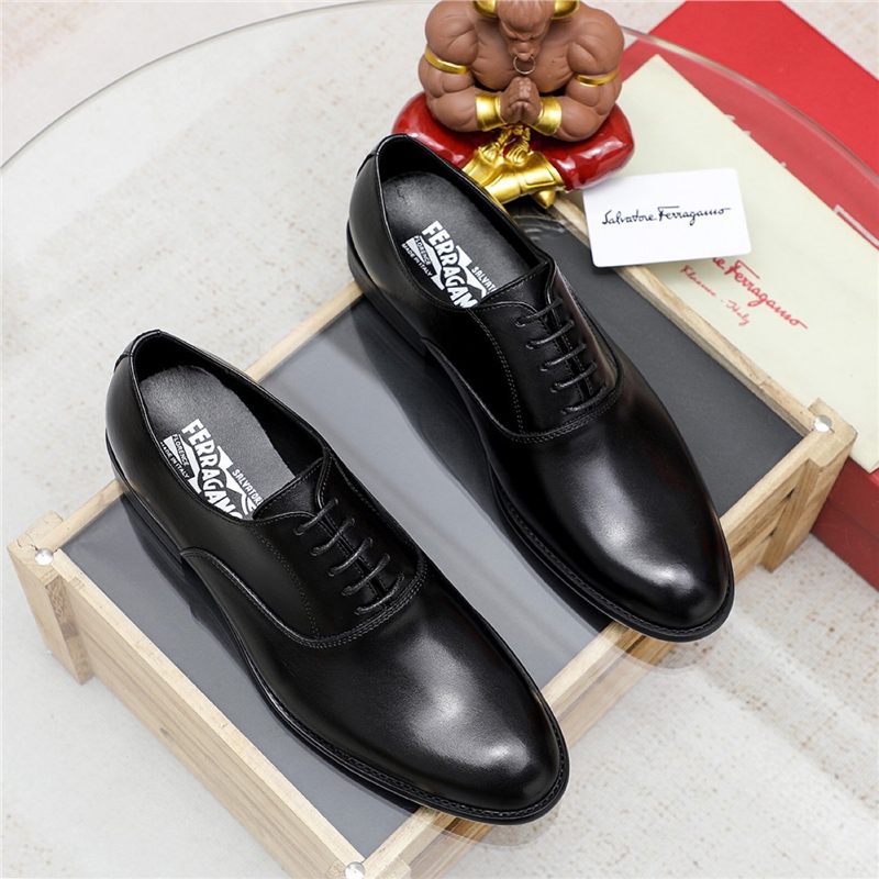 Three joint leather shoes men's cowhide thick soled business casual leather shoes British style derby shoes wedding shoes men's shoes Three joint leather shoes men's cowhide thick soled business casual leather shoes British style derby shoes wedding shoes men's shoes