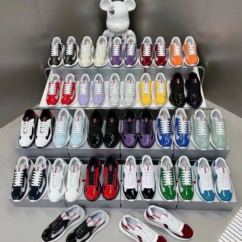 P Home Europe Station Foreign Trade Leather Fashion Leisure Sports Board Shoes Splicing Breathable and Comfortable New Sports Men's Shoes