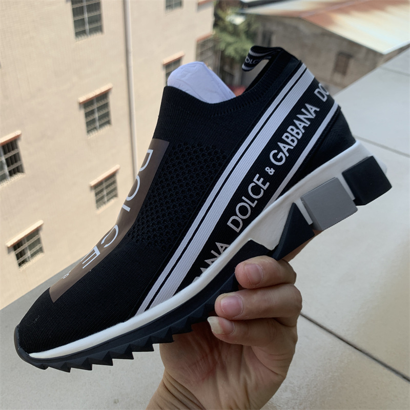 Popular Hong Kong DG2025 trendy brand lightweight and breathable fly woven casual women's shoes with elastic sleeves for running and couples' shoes Popular Hong Kong DG2025 trendy brand lightweight and breathable fly woven casual women's shoes with elastic sleeves for running and couples' shoes