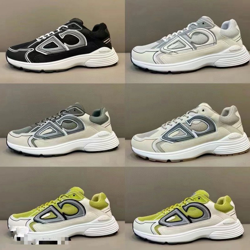 2025 Foreign Trade New CD Fashion Casual Couple Lightweight Mesh Shoes Breathable and Comfortable Casual Sports Shoes B30 Running Shoes